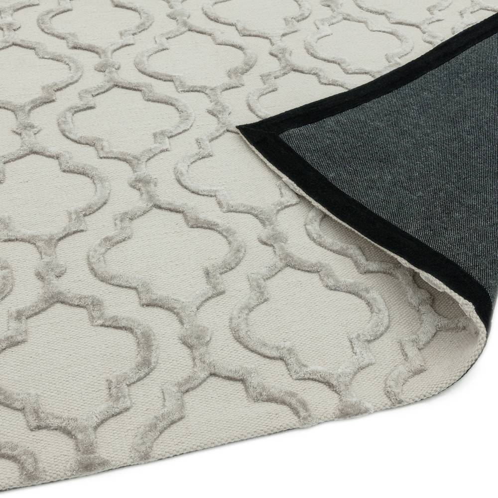 Dixon  160x230cm Grey Ogee Rug
