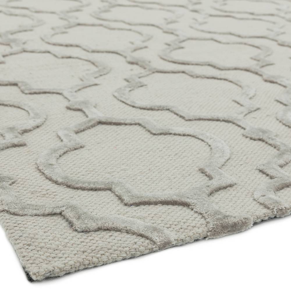 Dixon  120x170cm Grey Ogee Rug
