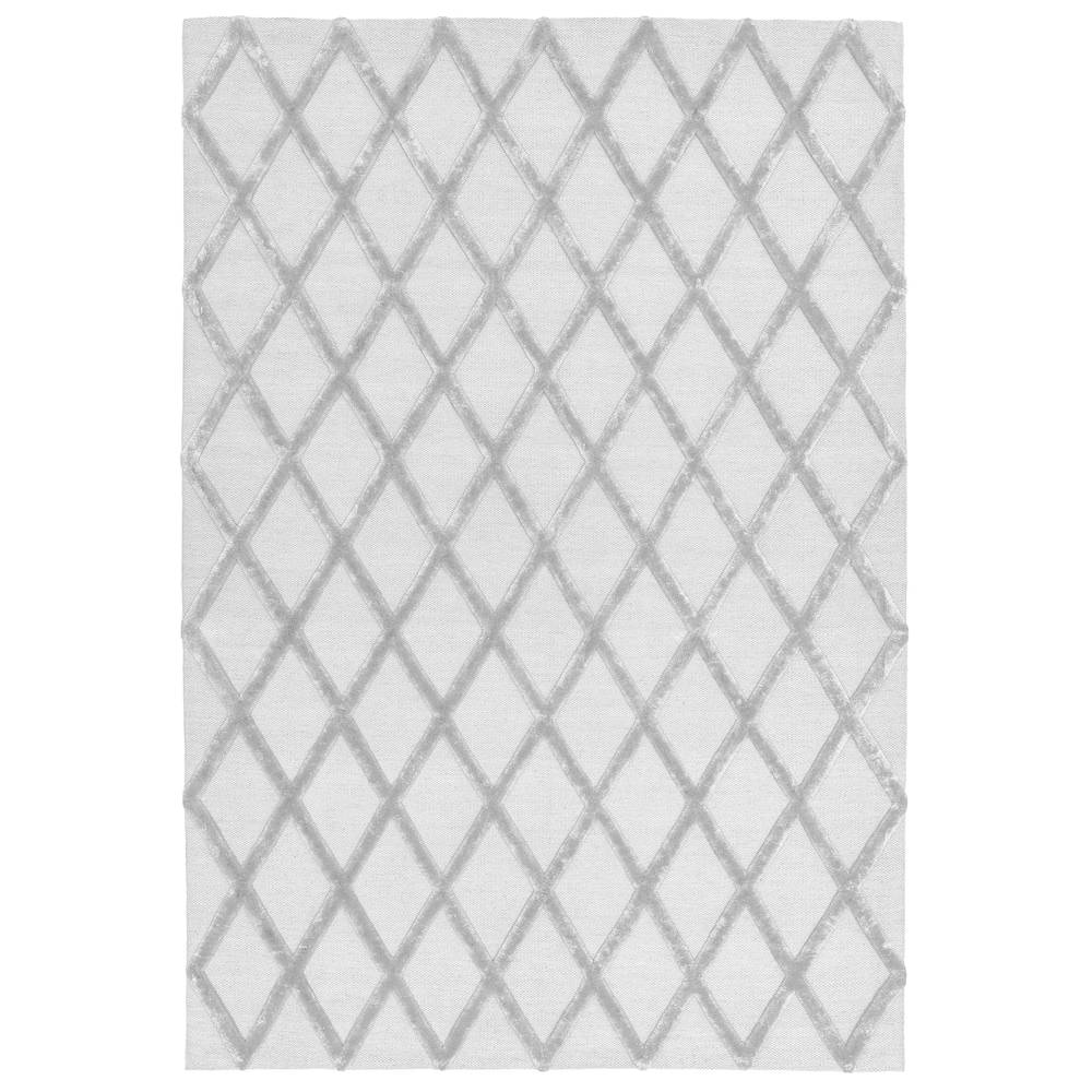 Dixon  120x170cm Silver Diamond Rug
