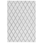 Dixon  120x170cm Silver Diamond Rug