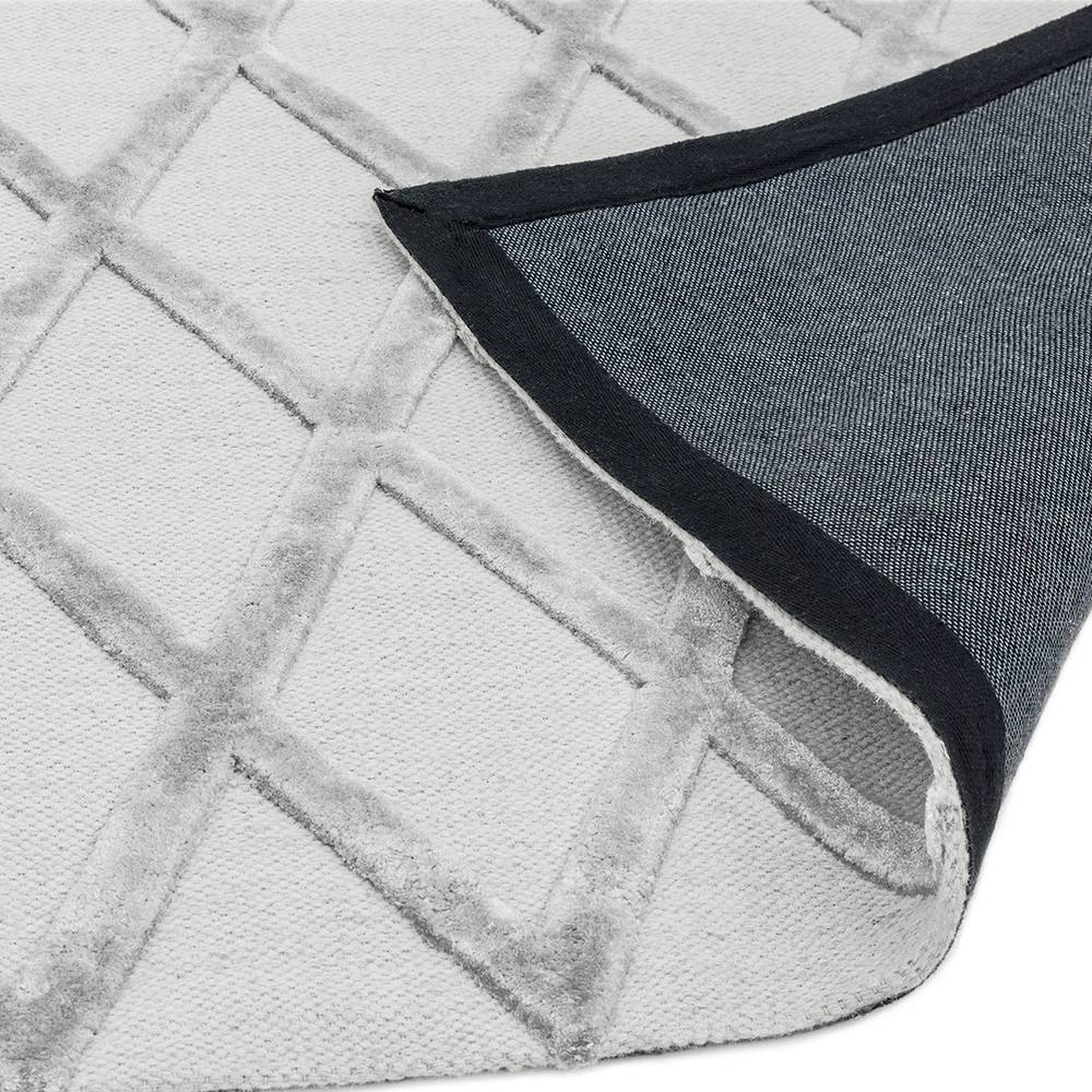 Dixon  120x170cm Silver Diamond Rug