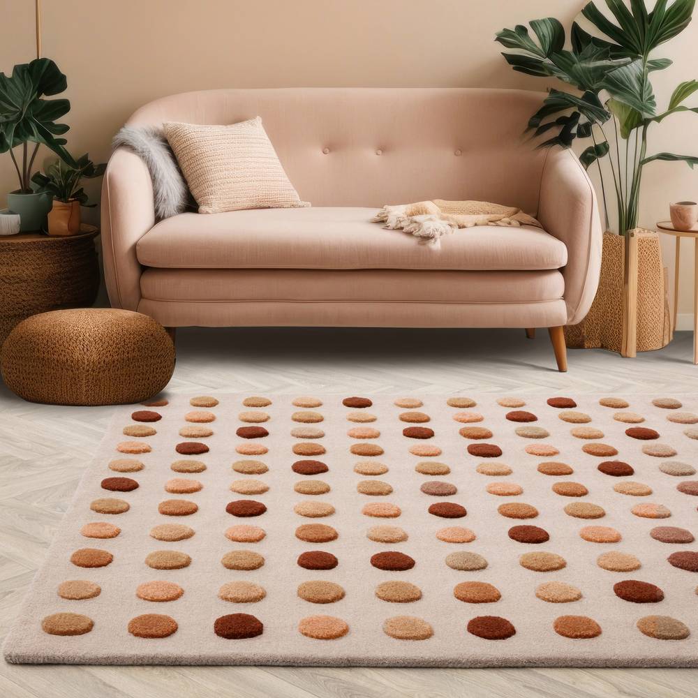 Dotty Rug 200x300cm Earthy Rug