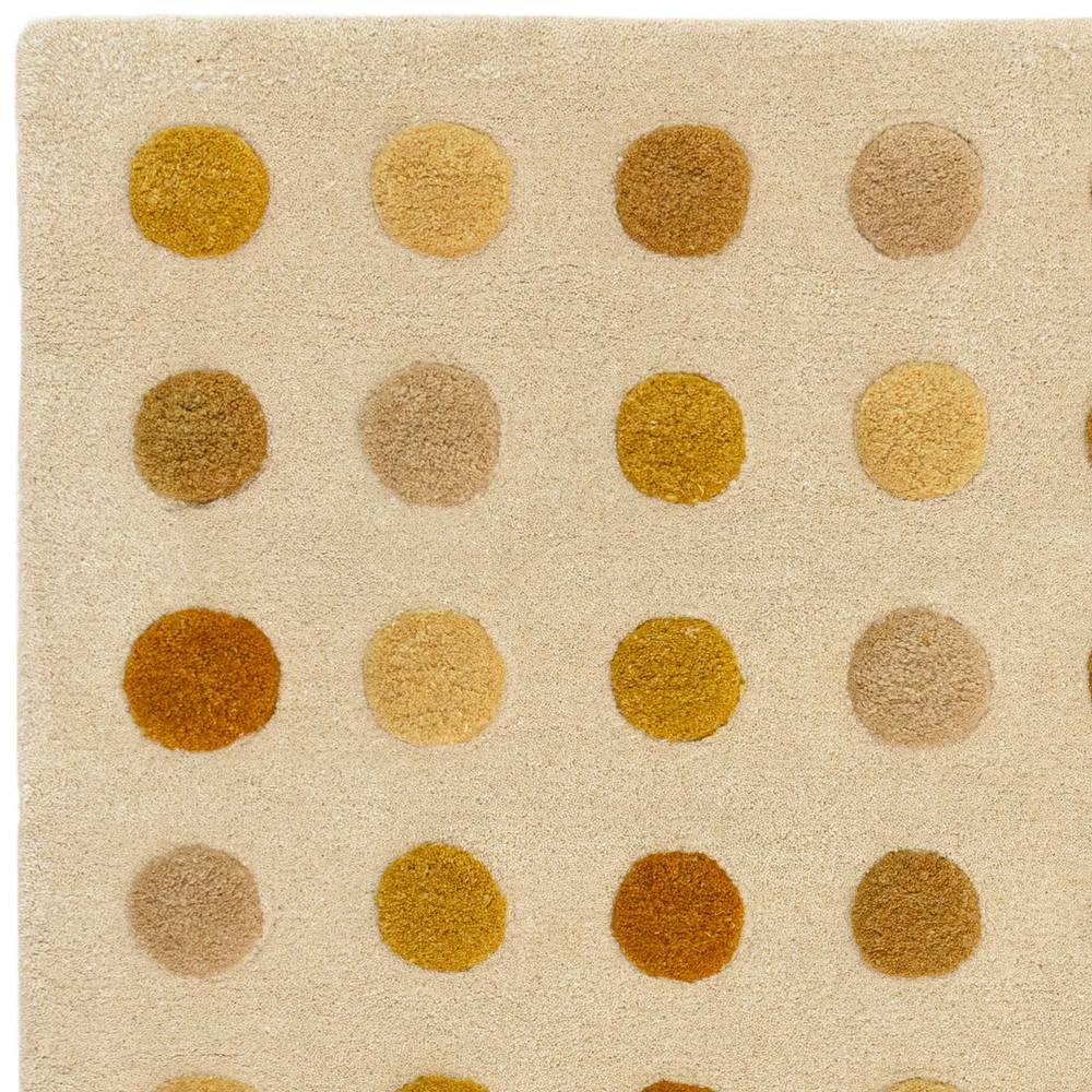 Dotty Rug 120x170cm Gold Rug