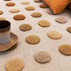 Dotty Rug 160x230cm Gold Rug