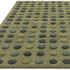 Dotty Rug 200x300cm Green Rug