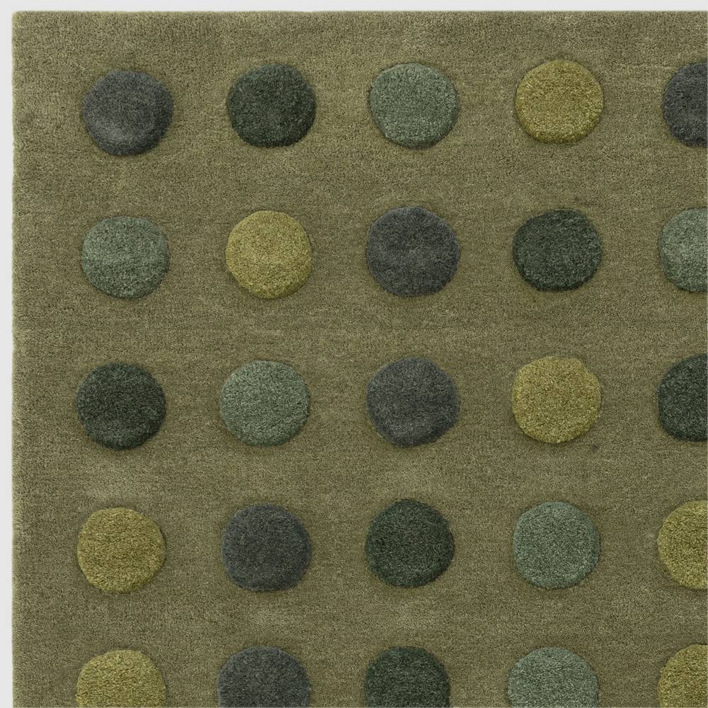 Dotty Rug 200x300cm Green Rug