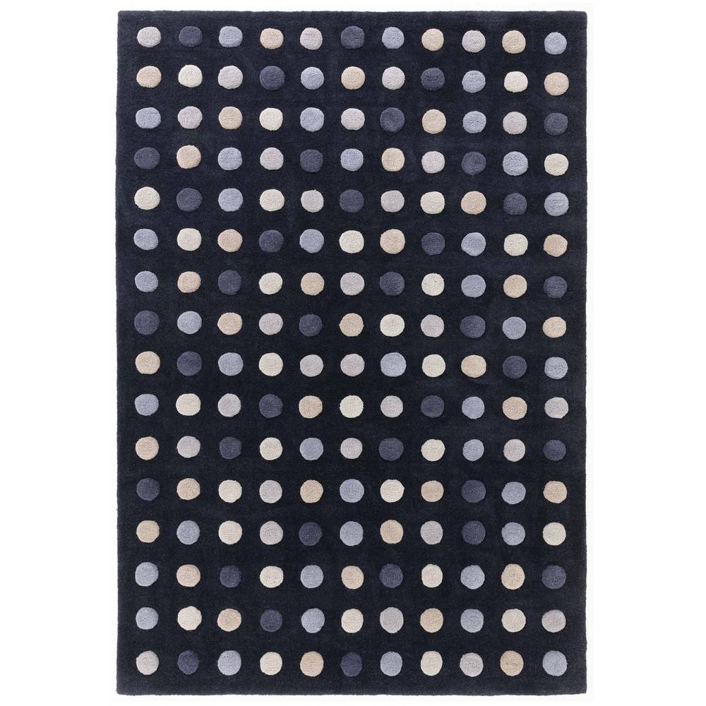 Dotty Rug 200x300cm Navy Rug