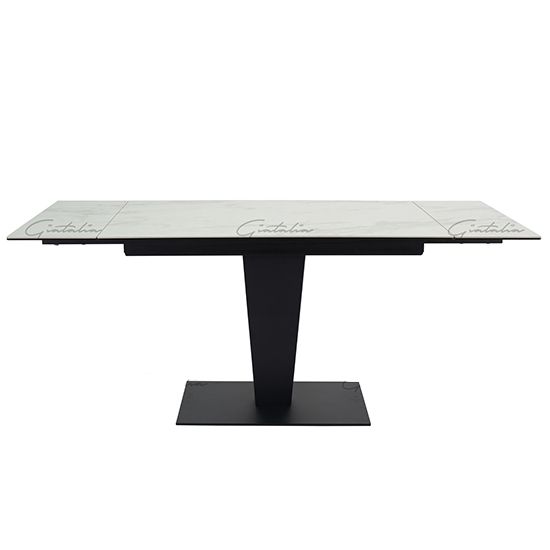 Valentina Extending Dining Table White Ceramic