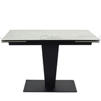 Valentina Extending Dining Table White Ceramic