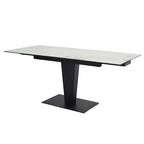 Valentina Extending Dining Table White Ceramic
