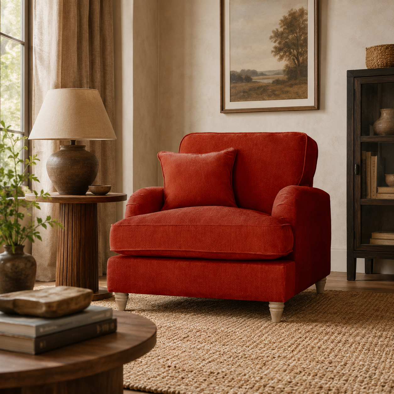 Arm Chair Manhattan Apricot The Great Sofa Company | Piper | Vienna | Arthur | Emeline | Swift | Morris
