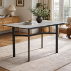 Imperia Ceramic Marble Effect Rectangular Dining Table