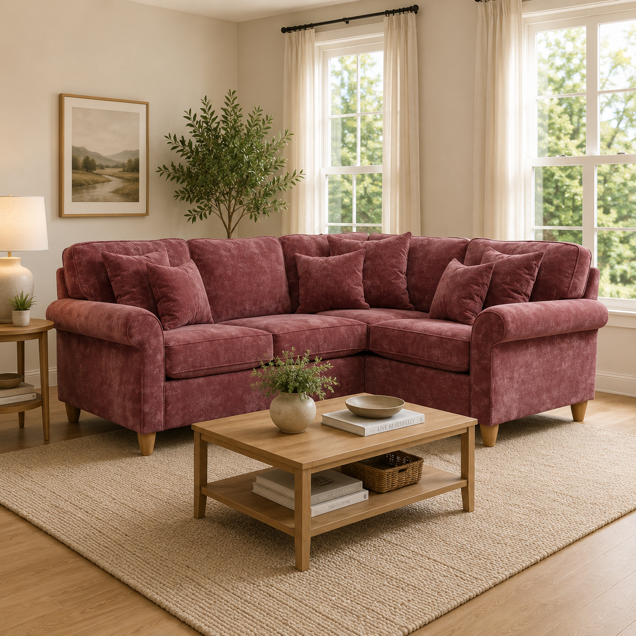 2 Corner 1 Sofa Sic - Glory 8 Deep Terra The Great Sofa Company | Sinatra | Dorchester | Abingdon | Ashbury