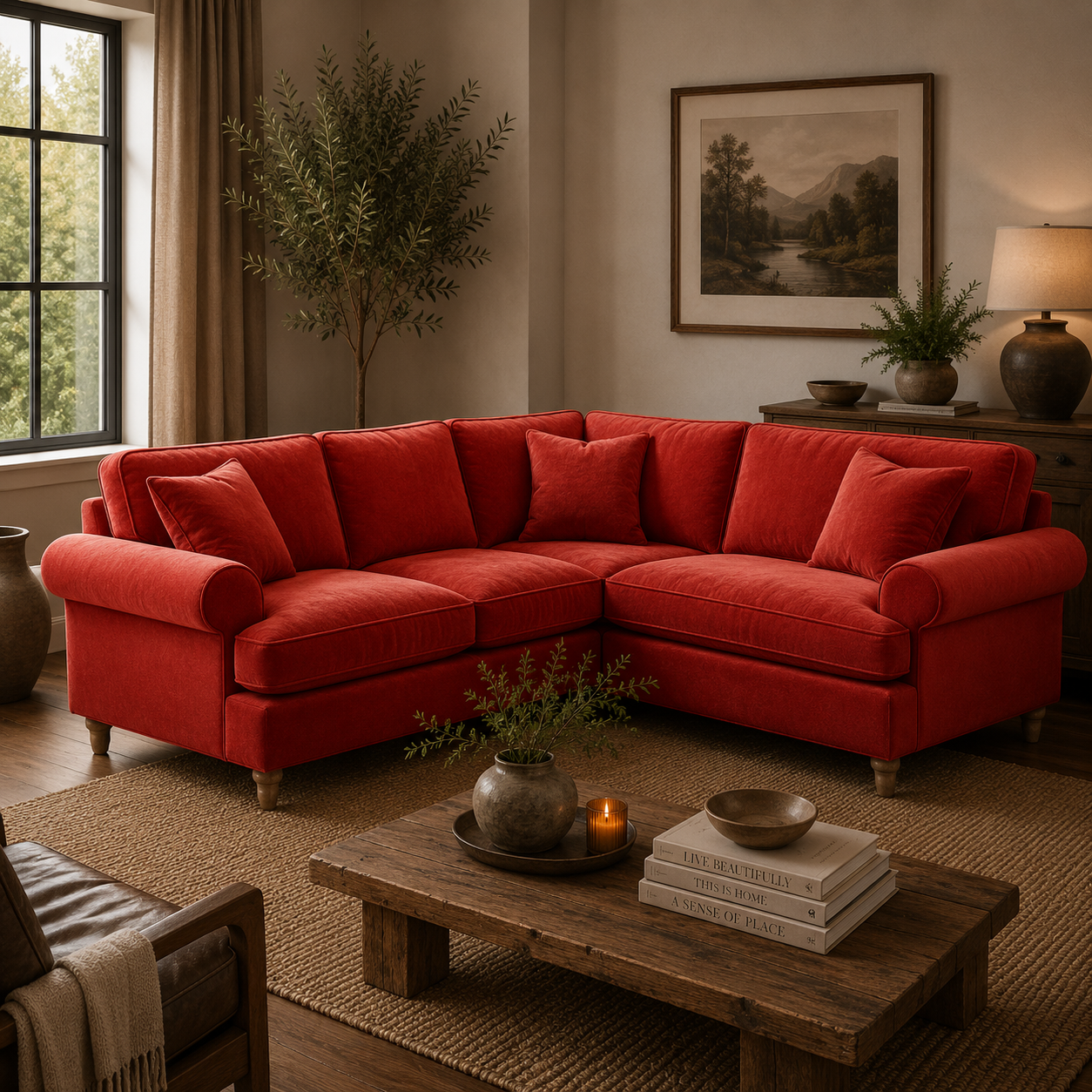1 Corner 2 Manhattan Apricot The Great Sofa Company | Victoria | Bromfield | Lola | Alfie | Mari | Longfellow | Duresta Style