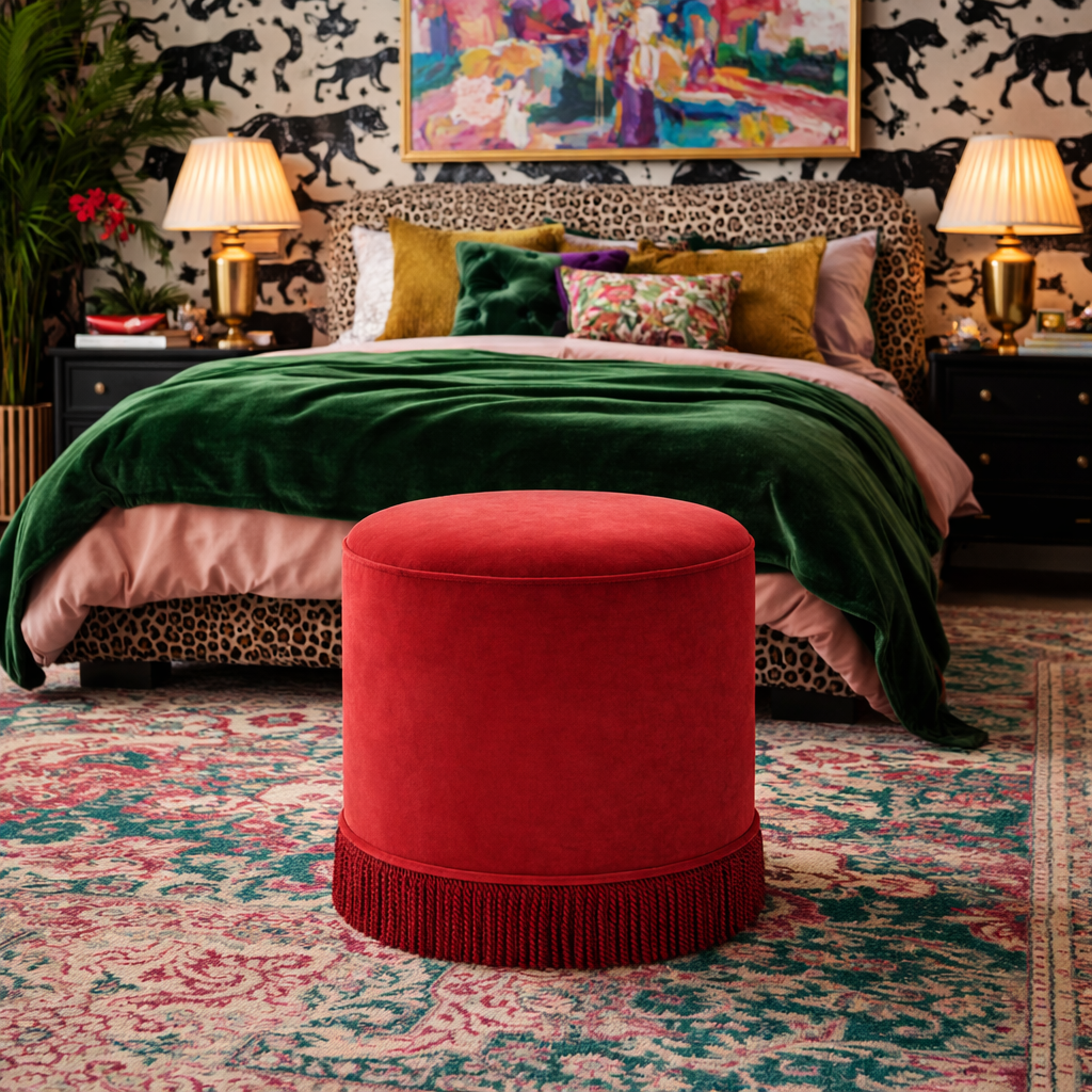 Santos Small Brick Pouffe