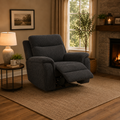 Maverick Black Lay-Z-Boy Style Fabric Power Recliner Armchair Tamla | Maverick | DFS