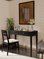 Elmhurst Black 2 Drawer Console Table