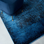 Elodie 200x290cm Indigo/Black Rug