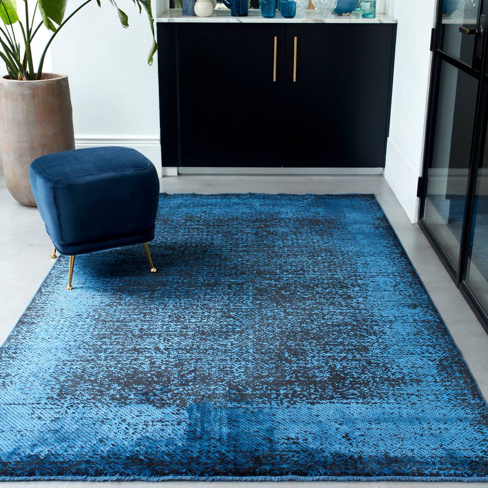 Elodie 200x290cm Indigo/Black Rug