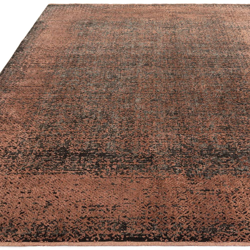 Elodie 160x230cm Terracotta/Black Rug