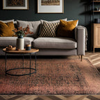 Elodie 200x290cm Terracotta/Black Rug