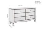 Elysee 6 Drawer Wide Chest