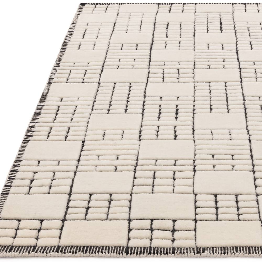 Empire 200x290cm Cream/Black Rug Rug