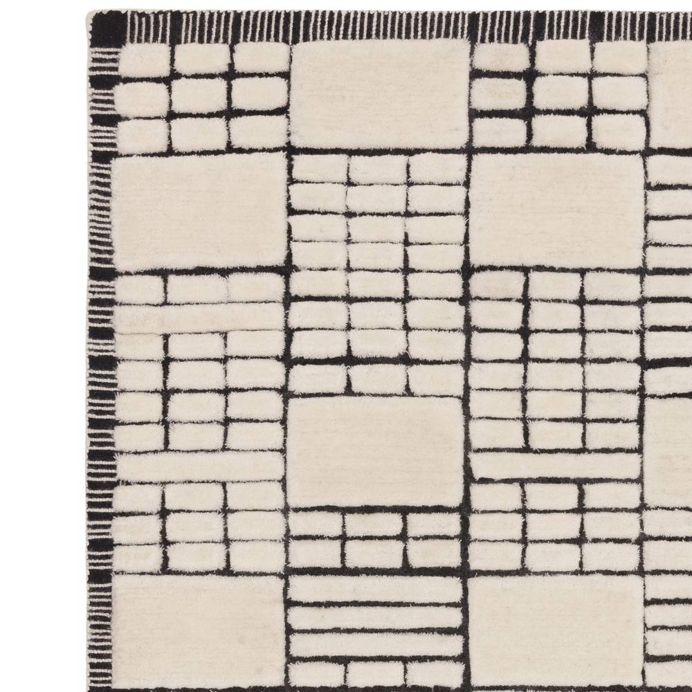 Empire 200x290cm Cream/Black Rug Rug