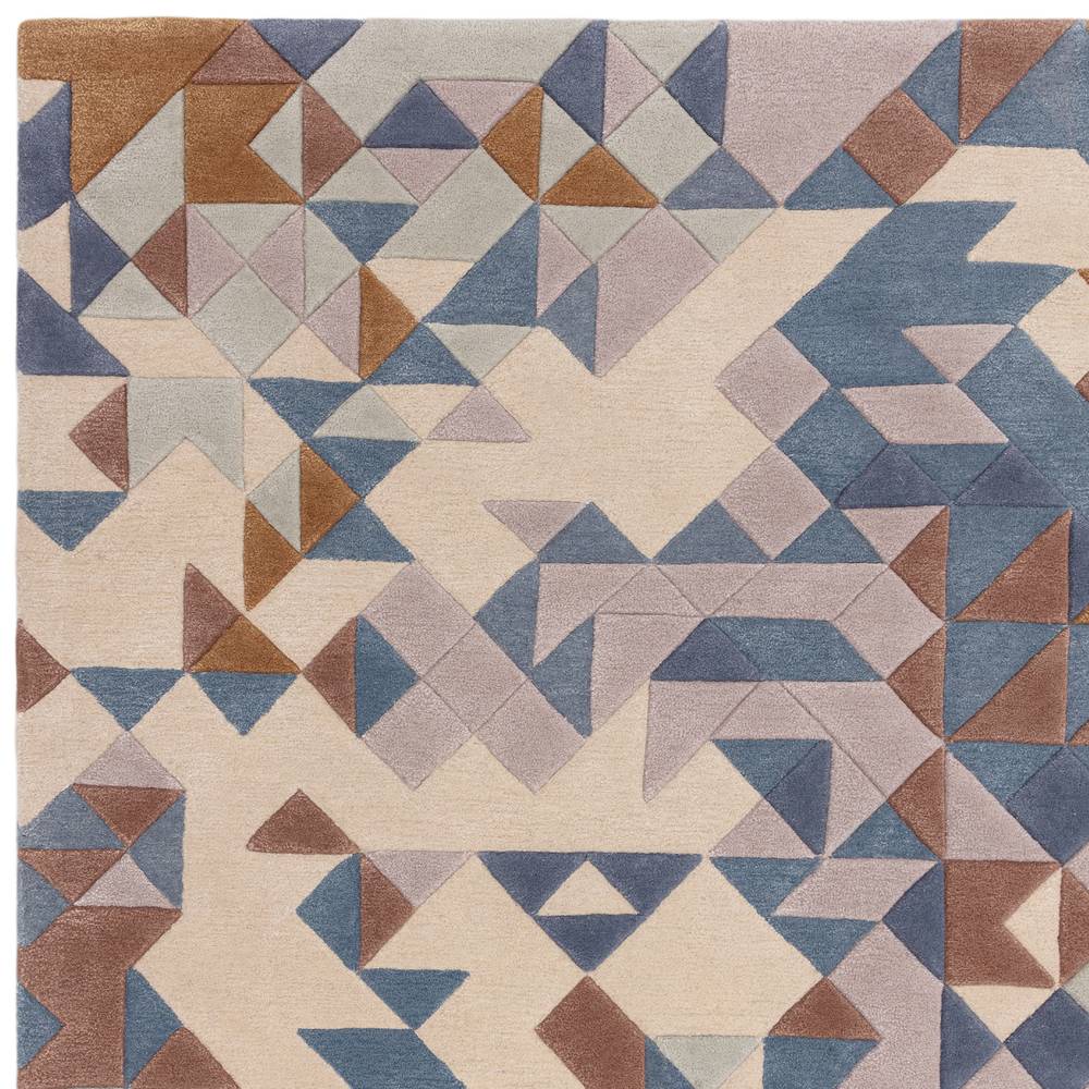 Enigma 200x290cm Blue Multi Rug