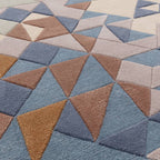 Enigma 120x170cm Blue Multi Rug