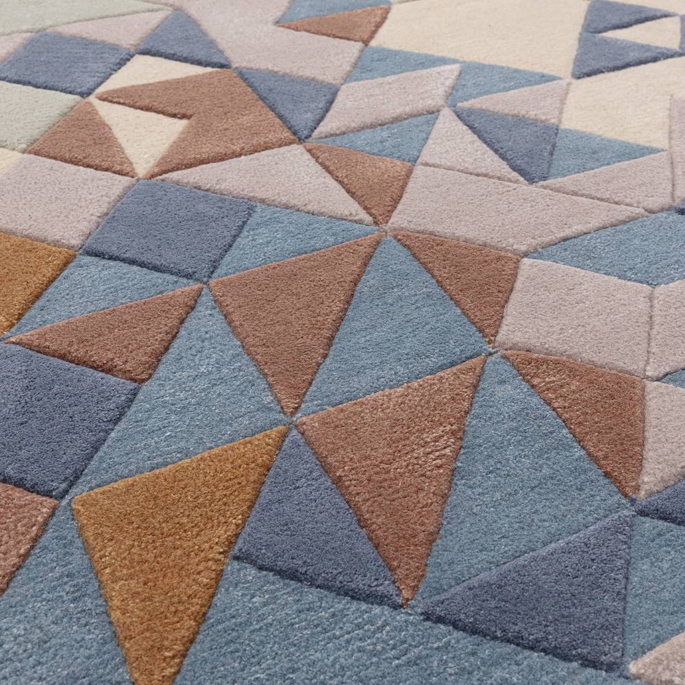 Enigma 200x290cm Blue Multi Rug