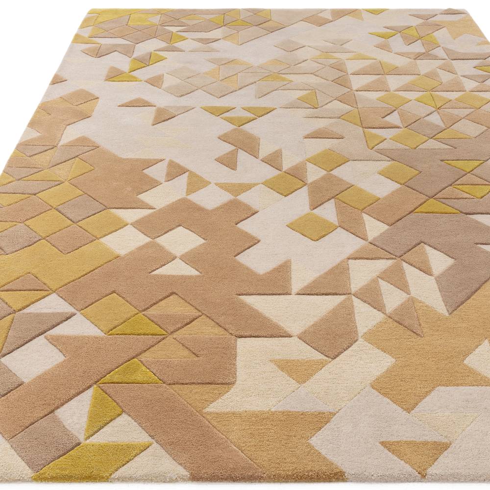 Enigma 200x290cm Gold Multi Rug