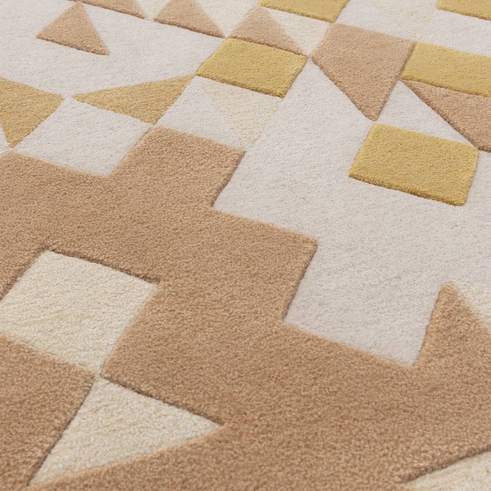Enigma 120x170cm Gold Multi Rug