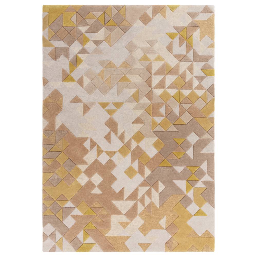 Enigma 120x170cm Gold Multi Rug