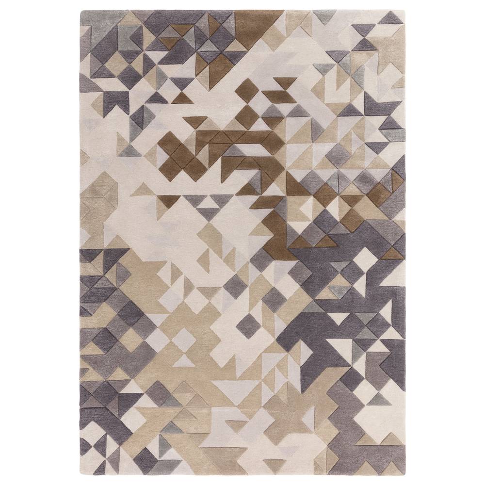 Enigma 160x230cm Grey Multi Rug