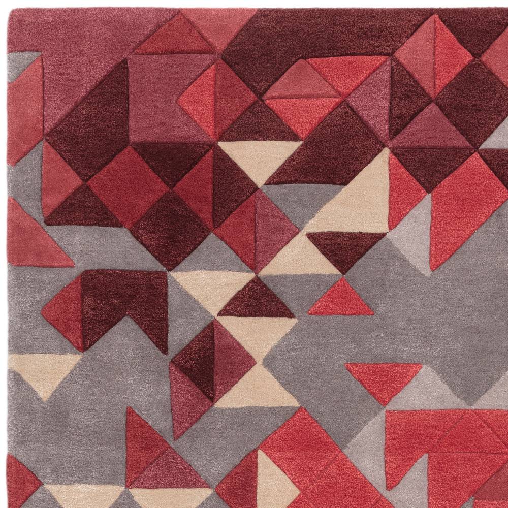 Enigma 160x230cm Red Multi Rug