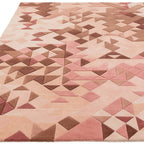 Enigma 160x230cm Rose Multi Rug