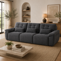 Dallas Electric Sofabed Grey 3 Seater