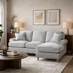 Right Hand Chaise Sofa Manhattan Ice The Great Sofa Company | Victoria | Bromfield | Lola | Alfie | Mari | Longfellow | Duresta Style