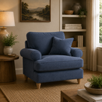 Armchair Manhattan Navy The Great Sofa Company | Victoria | Bromfield | Lola | Alfie | Mari | Longfellow | Duresta Style