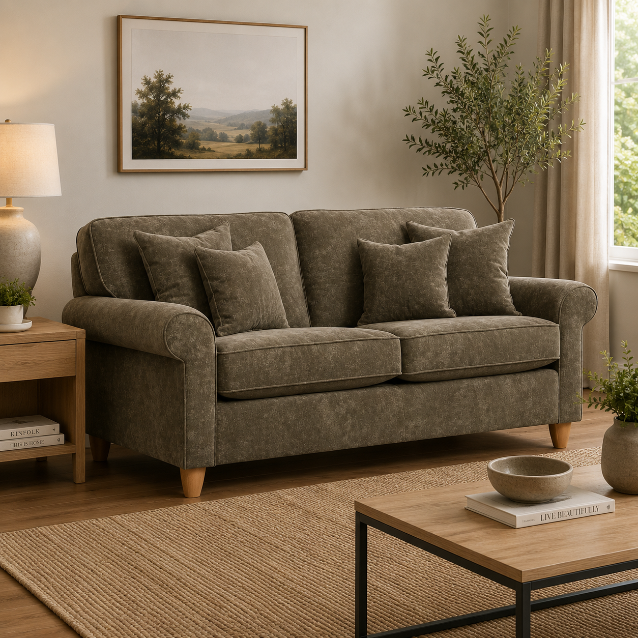 Medium Sofa Sic - Glory 10 Winter Moss The Great Sofa Company | Sinatra | Dorchester | Abingdon | Ashbury