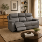 Corvan 3 Seater Sofa Charcoal