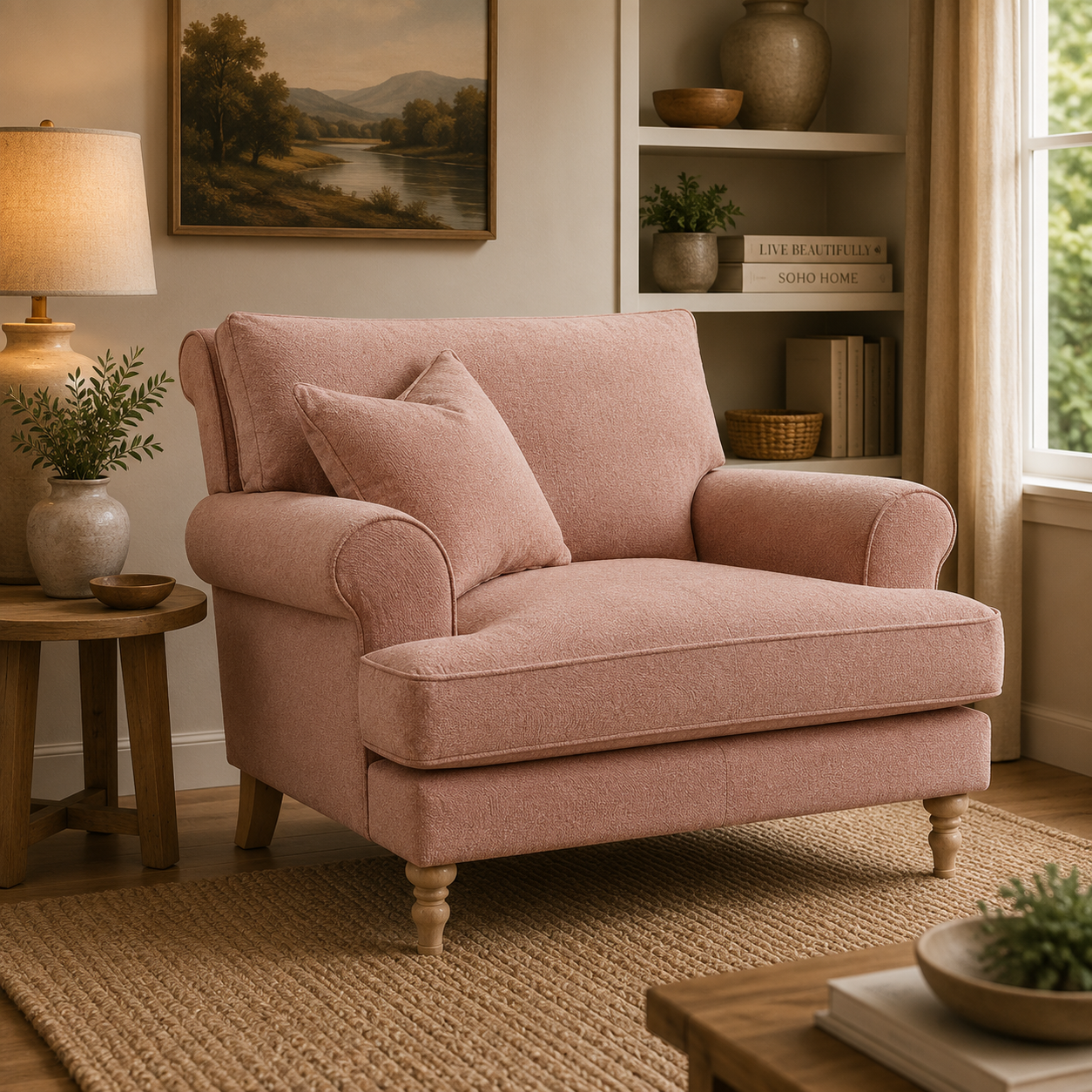 Snuggle Chair Agmamito Faro 11 The Great Sofa Company | Norbury | Eastwood | Marylebone | Arlan | Summer | Margot