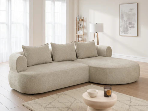 Ferro Beige Right Hand Corner Sofa