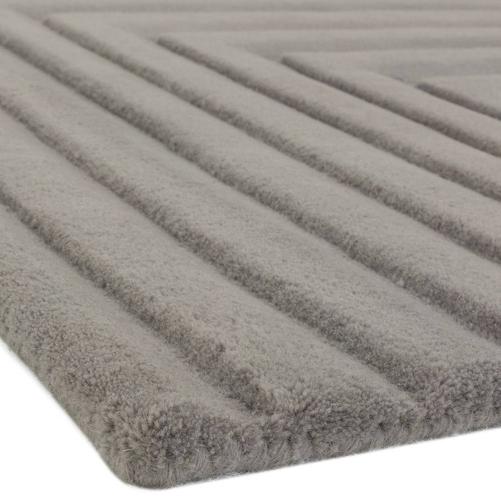 Form Rug 200x290cm Silver Rug