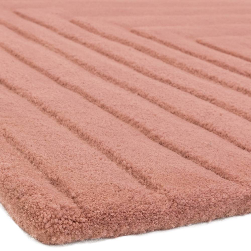 Form Rug 120x170cm Pink Rug