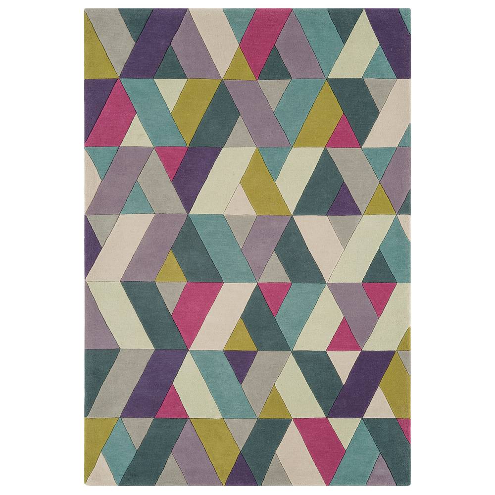 Funk Rug 120x170cm 02 Chevron Blue Green Rug