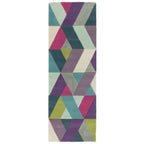 Funk Rug 140x200cm 02 Chevron Blue Green Rug