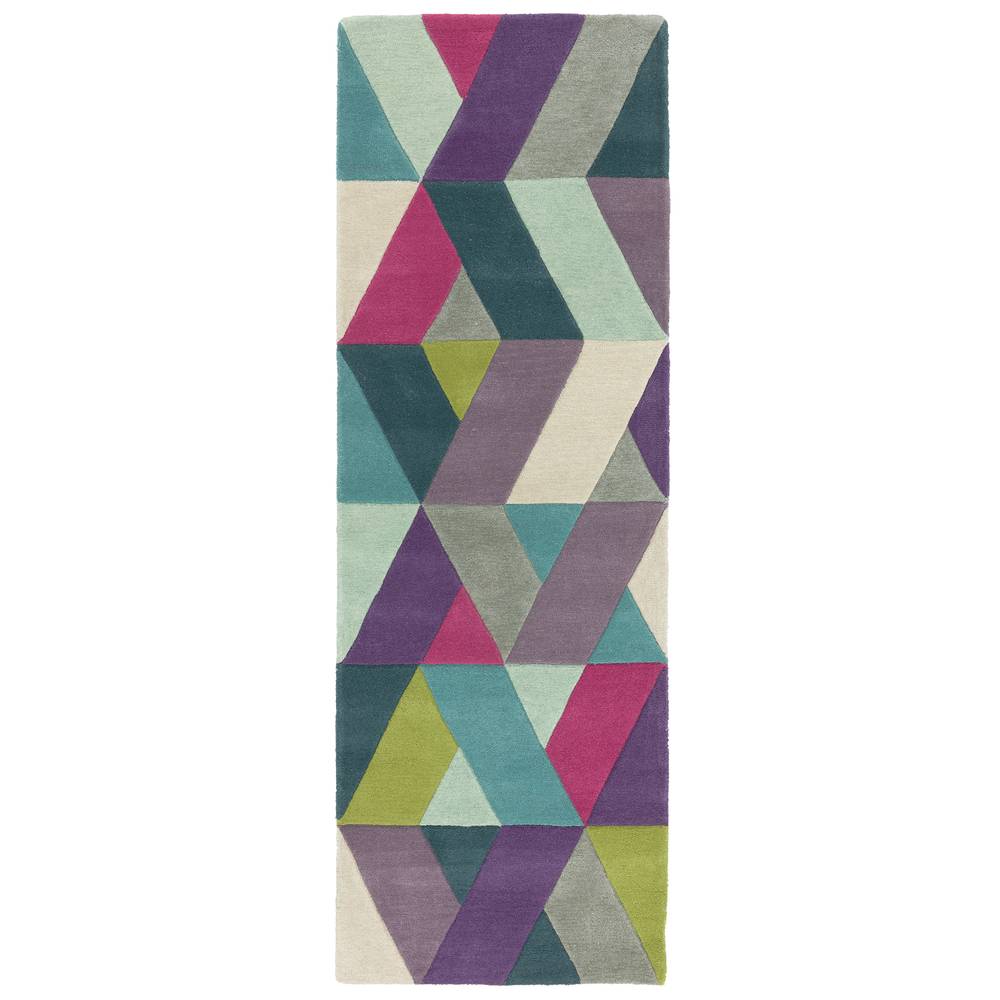 Funk Rug 170x240cm 02 Chevron Blue Green Rug