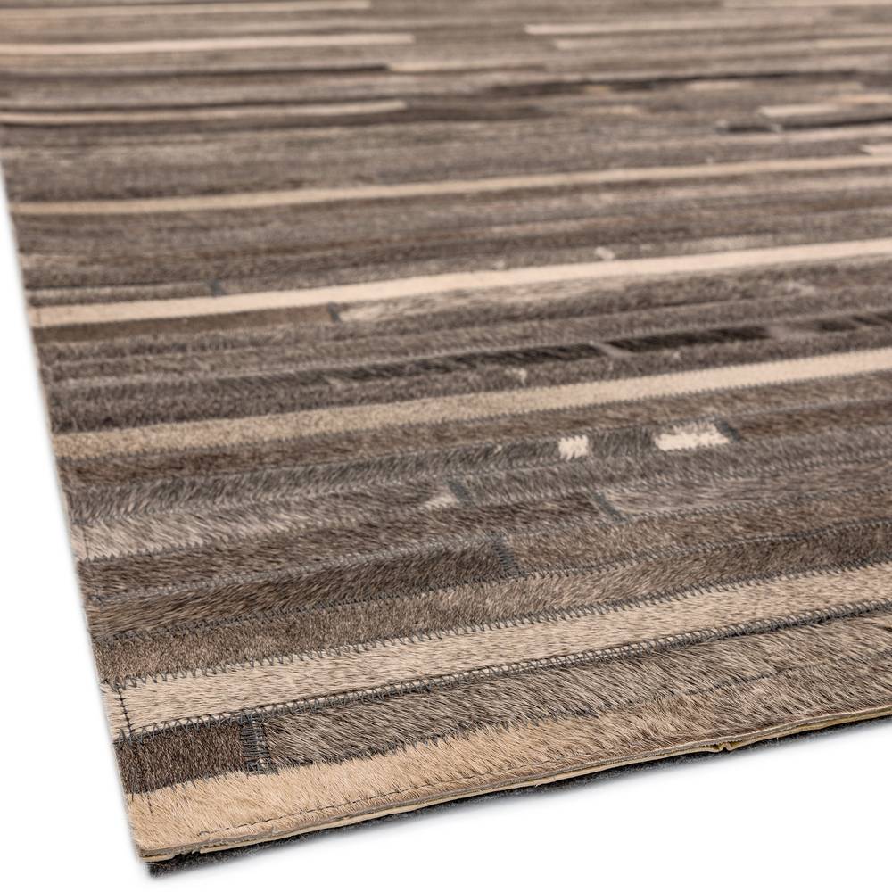 Gaucho Rug 160x230cm Dark Grey Stripe Rug